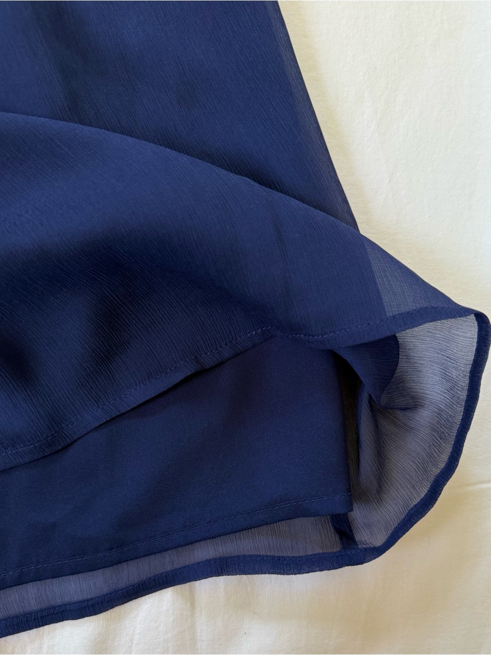 JCREW Sleeveless Button Front Blouse |Ruffle Neck Chiffon Top | Size 00 NWT - Picture 6 of 7